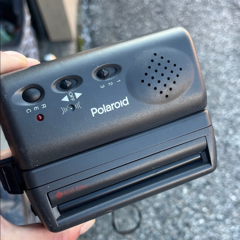 Polaroid Black Digital Voice Recorder and film